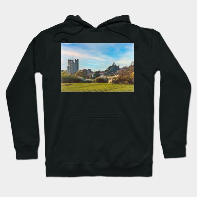 Orford Village and Castle Keep Hoodie by IanWL